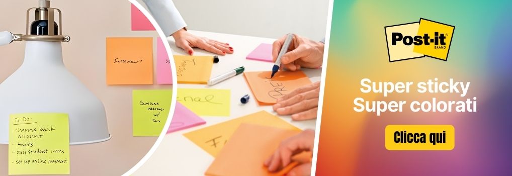 Post-it Super sticky Super colorati